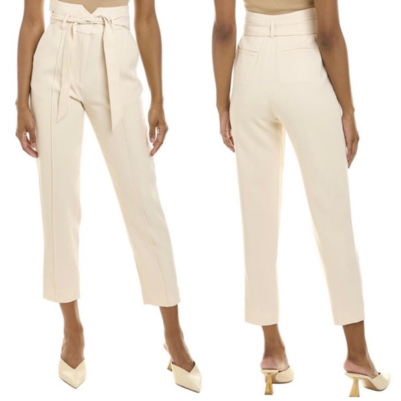 Jonathan Simkhai Remington Tapered Pant in Marsh - Picture 2 of 8